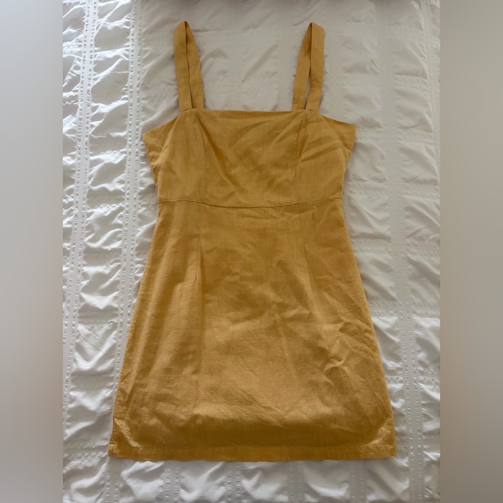 Forever 21 Mustard Yellow Mini Dress